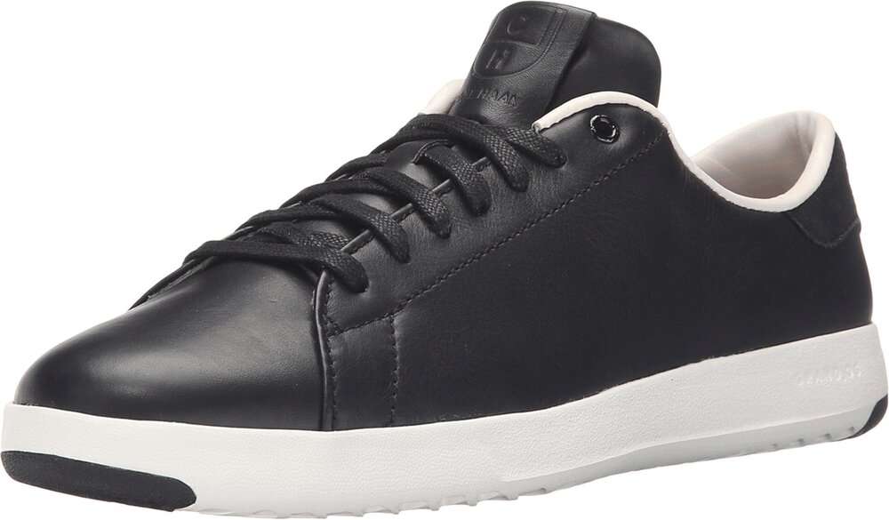 Cole Haan Women's GrandPro Tennis Leather Lace OX Fashion, Gray, Size 9